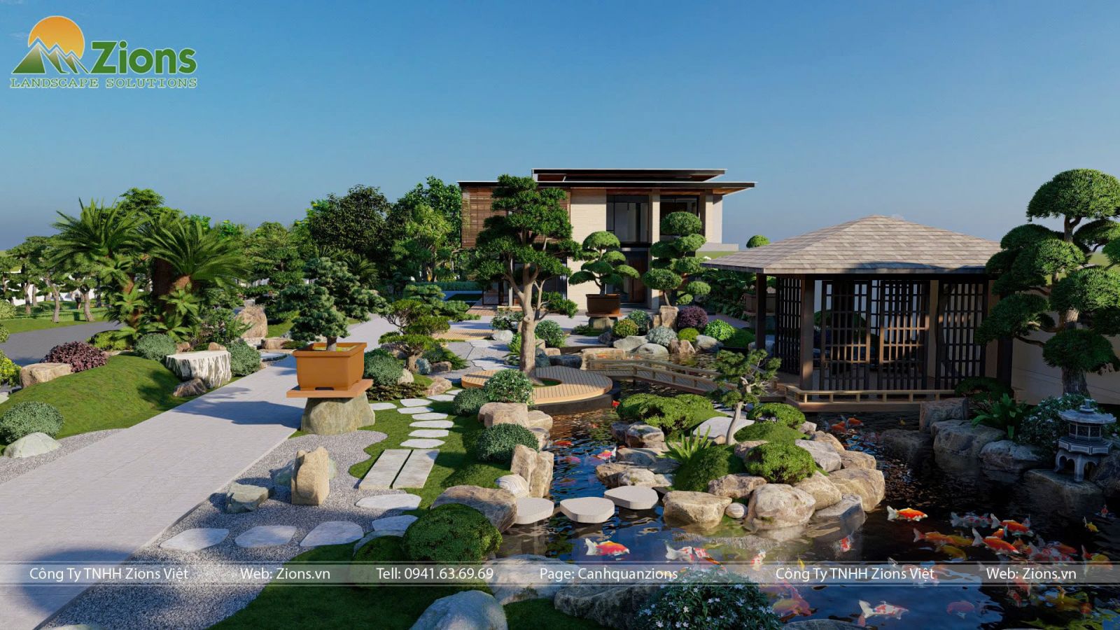 Thiết kế cảnh quan nghỉ dưỡng gia đình
